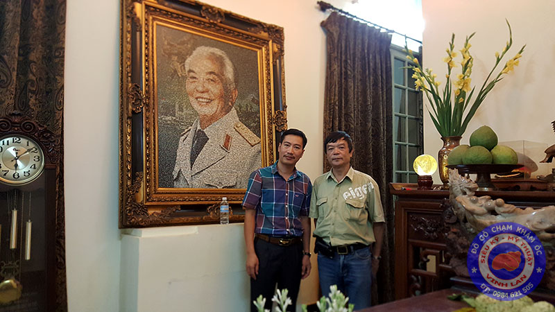Kỷ niệm Nghệ nhân ưu tú Nguyễn Đình Vinh ra thăm nhà Đại tướng Võ Nguyên Giáp